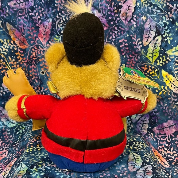 Vintage Gibson Greetings Nutcracker Bears Toys Soldier Plush Teddy Bear - Picture 3 of 8